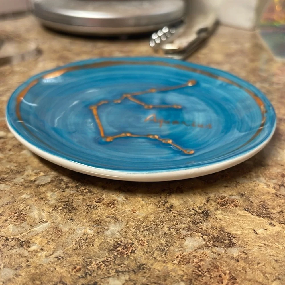 Anthropologie Star Sign Trinket Dish in Aquarius